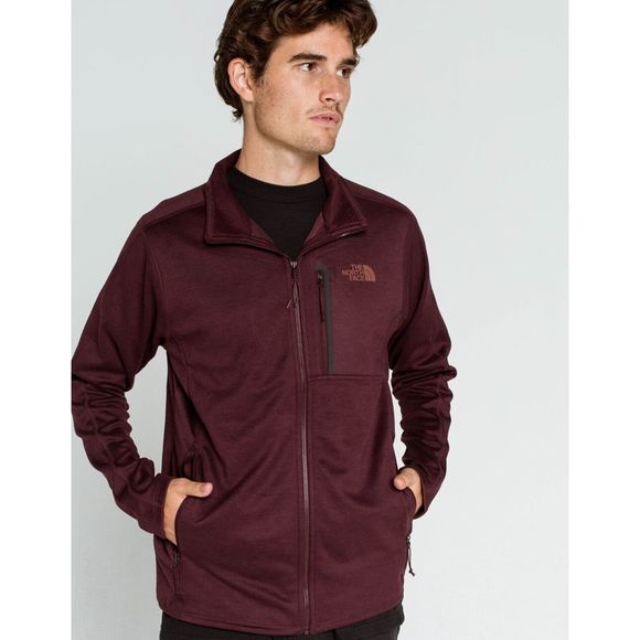 The North Face Other - The North Face Men's Canyonlands Full-Zip Fleece Jacket Burgundy Long Sleeve L